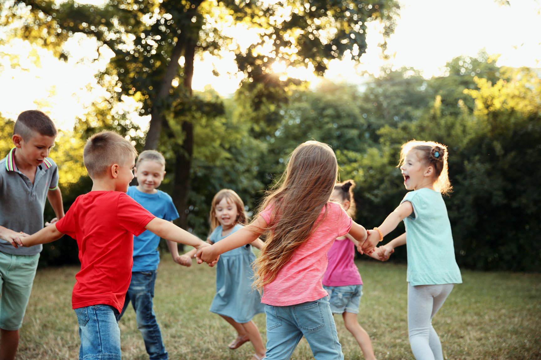 Kids Playing in Park